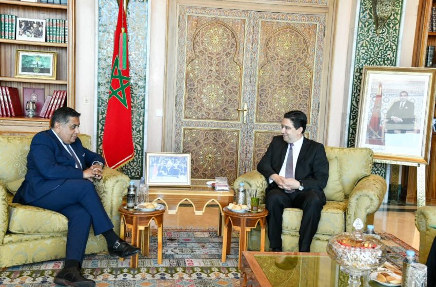  وزير الخارجية ناصر بوريطة يتباحث مع وزير الدولة البريطاني للشرق الأوسط