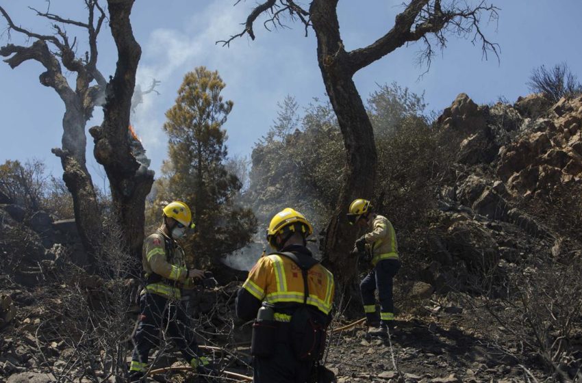  إسبانيا: إجلاء العشرات إثر حرائق غابات في منطقة على الحدود مع فرنسا