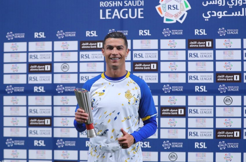  رونالدو لاعب الشهر في الدوري السعودي