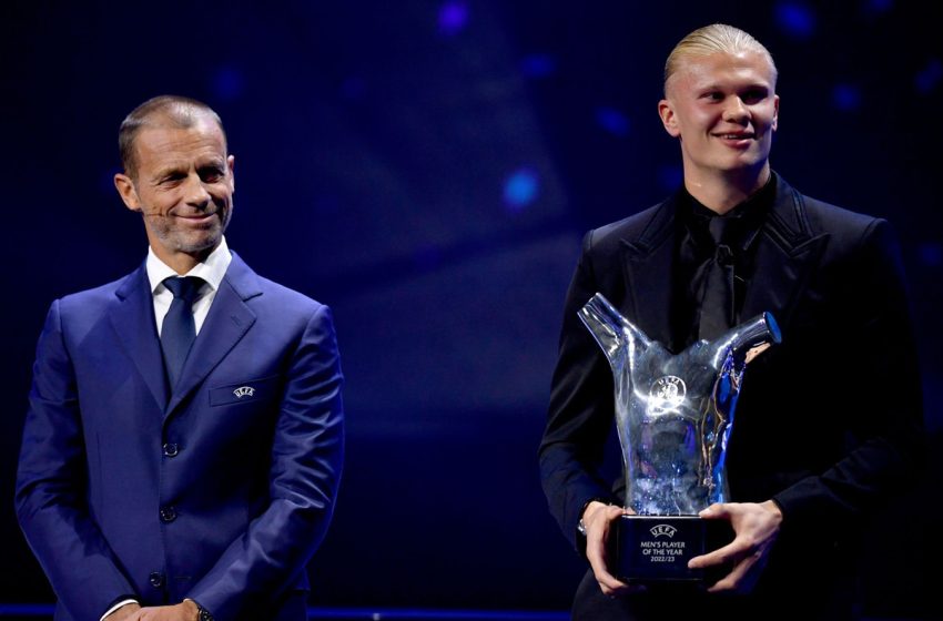  إرلينغ هالاند ينال جائزة أفضل لاعب في أوروبا