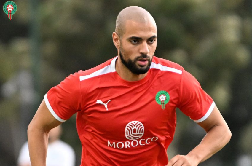  سفيان امرابط يلتحق بمعسكر المنتخب المغربي بعد توقيعه لفريق مانشستر يونايتد