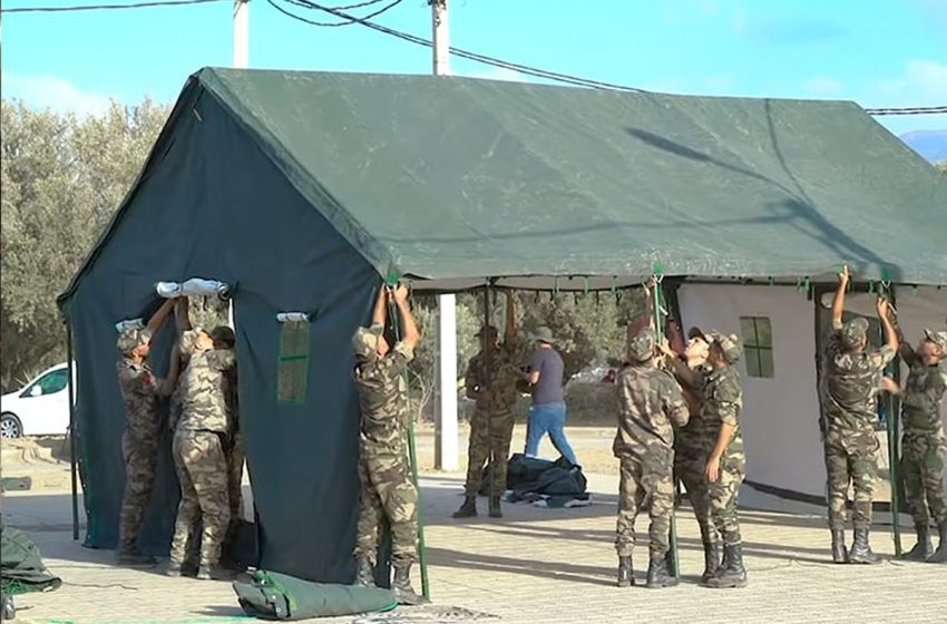  المخيم الميداني العسكري للقوات المسلحة الملكية بأمزميز: عمل متواصل في خدمة الساكنة