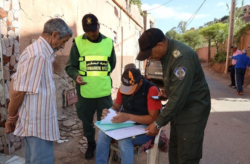 إقليم أزيلال: تواصل عملية إحصاء المباني المتضررة من الزلزال
