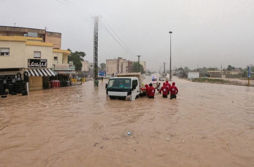 ليبيا: إعلان عدة مناطق منكوبة إثر الفيضانات الناجمة عن إعصار دانيال