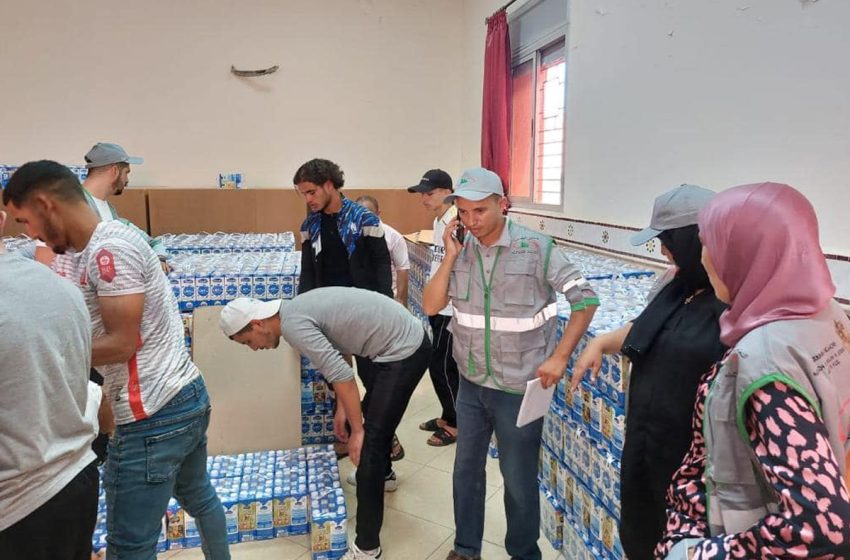 إقليم تارودانت: مؤسسة التعاون الوطني تتعبأ من أجل تقديم المساعدة لضحايا الزلزال