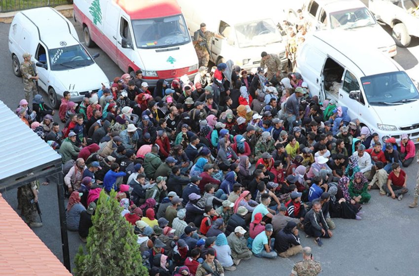 لبنان: إحباط محاولة تسلل نحو 1300 سوري