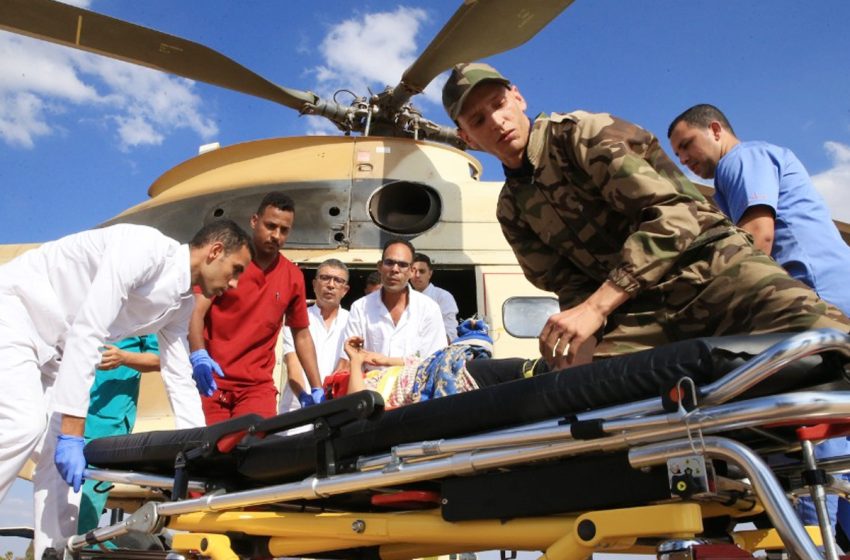  القوات المسلحة الملكية تُسخِّر إمكانيات مهمة في عمليات الإنقاذ وإيصال المساعدات جوًا (صور)