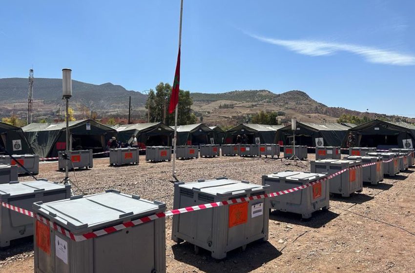  إقليم تارودانت: القوات المسلحة الملكية تقيم مستشفى طبي جراحي ميداني