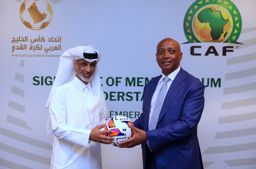  الكاف واتحاد كأس الخليج العربي يوقعان مذكرة تفاهم