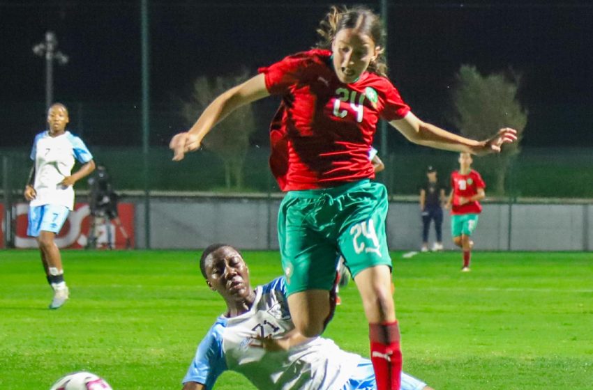  المنتخب المغربي النسوي لأقل من 20 سنة يفوز على نظيره البوتسواني