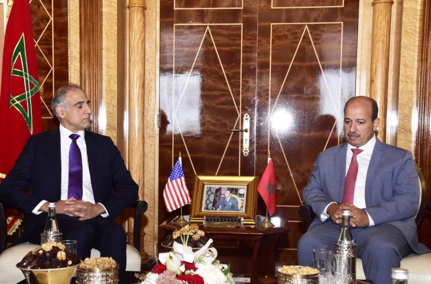  رئيس مجلس المستشارين يتباحث مع سفير الولايات المتحدة الأمريكية بالمغرب