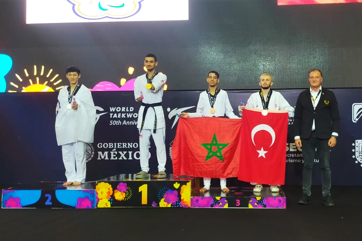 المغرب يظفر بميداليتين في بطولة العالم للباراتايكواندو