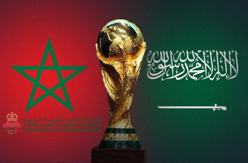  اللجنة الوطنية الأولمبية المغربية تدعم السعودية في الترشح لتنظيم كأس العالم لكرة القدم 2034