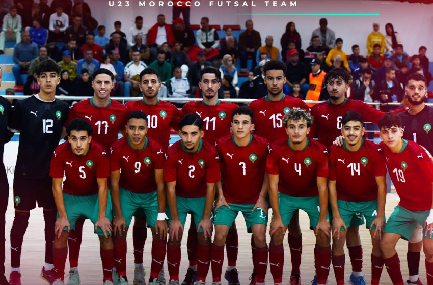المنتخب المغربي الأولمبي داخل القاعة يفوز على نظيره البلجيكي