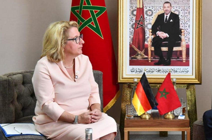  الوزيرة الألمانية الفيدرالية للتعاون الاقتصادي تشيد بريادة المغرب في مجال الطاقات المتجددة