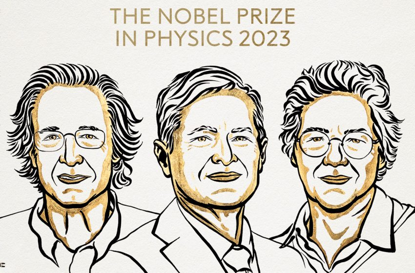 جائزة نوبل للفيزياء 2023 تذهب لثلاثة باحثين