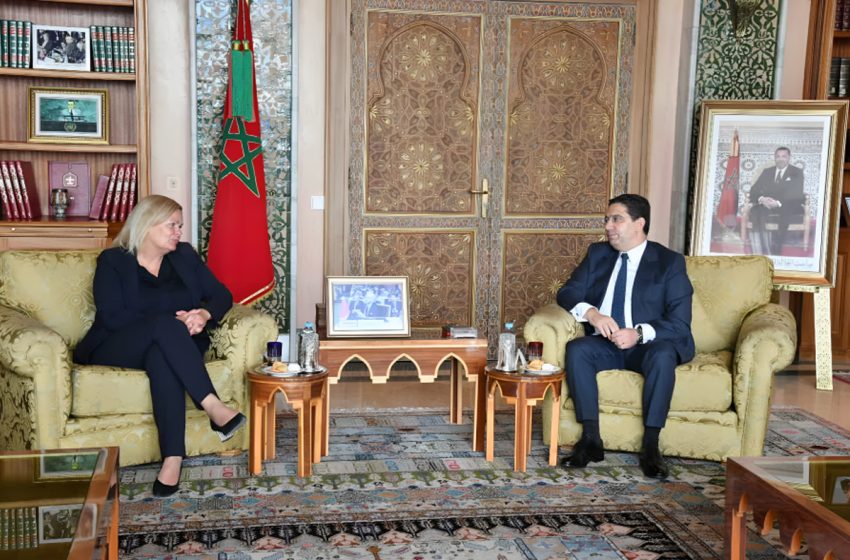  وزير الخارجية المغربي يستقبل وزيرة الداخلية والإدارة الترابية الألمانية