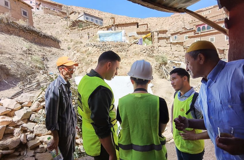  إقليم الحوز: استمرار عملية التحديد الدقيق للمساكن المتضررة من الزلزال
