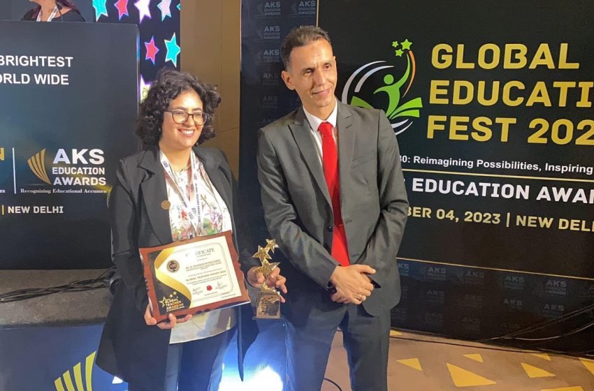  أستاذة مغربية تتوج بجائزة أفضل مدرس في العالم لسنة 2023