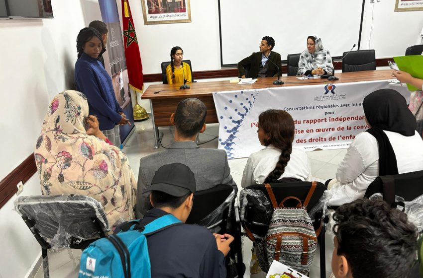  الداخلة: اللجنة الجهوية لحقوق الإنسان تعقد لقاء تشاوريا مع أطفال الجهة