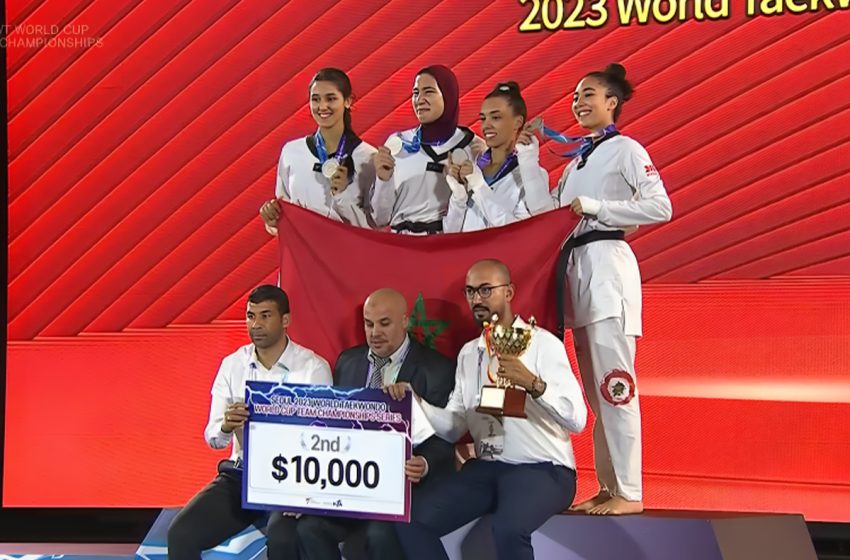 كأس العالم للتايكوندو 2023: المنتخب المغربي للإناث يتوج وصيفا لبطل العالم