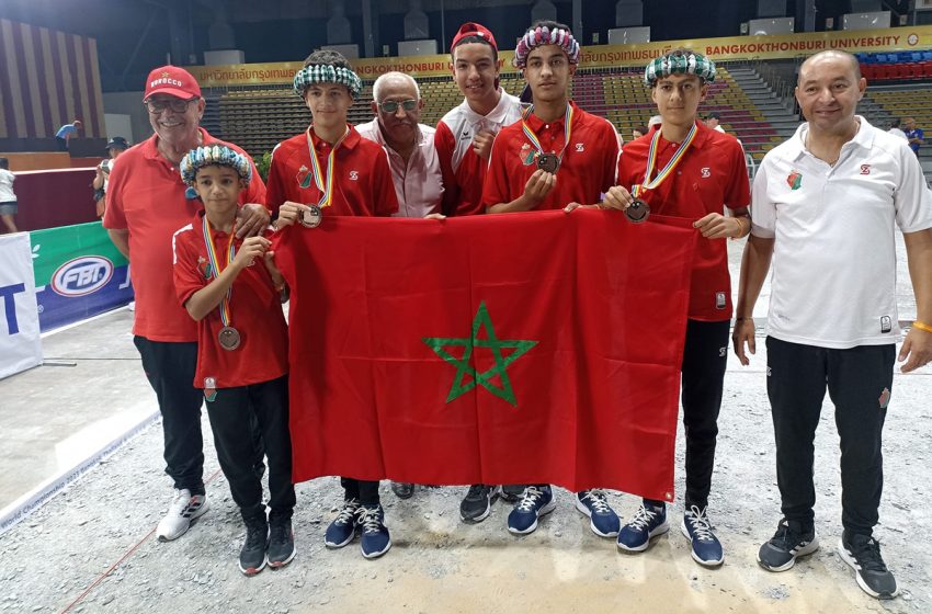  المنتخب المغربي للكرة الحديدية شبان يظفر برونزية بطولة العالم