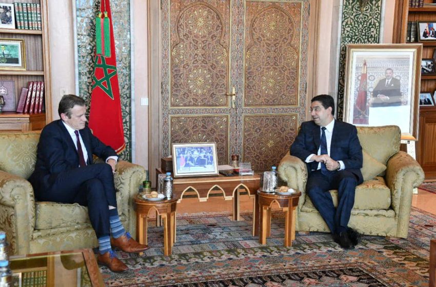  وزير الخارجية المغربي يتباحث مع وفد بلجيكي يقوده نائب رئيس الوزراء ووزير العدل