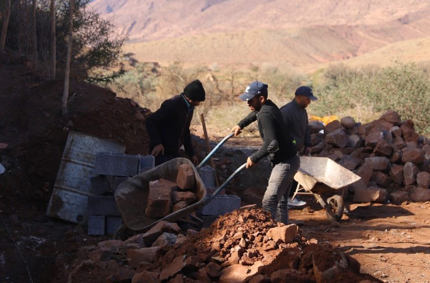 إقليم الحوز: تعبئة متواصلة بجماعة أمغراس لتسهيل بدء عملية إعادة البناء