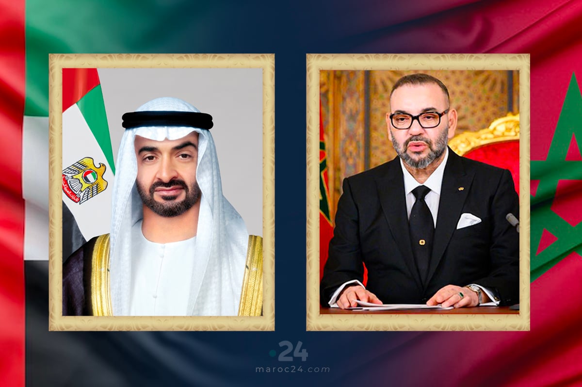 جلالة الملك يهنئ رئيس دولة الإمارات العربية المتحدة بمناسبة العيد الوطني لبلاده