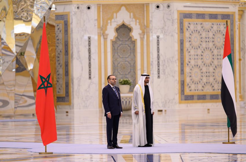 جلالة الملك والرئيس الإماراتي يترأسان مراسم تبادل العديد من مذكرات