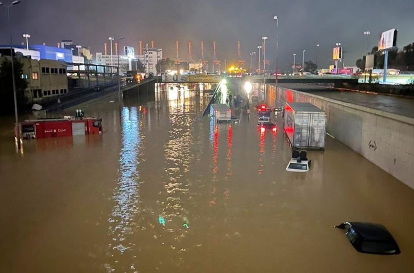  بيروت: أمطار طوفانية أسفرت عن خسائر مادية وبشرية