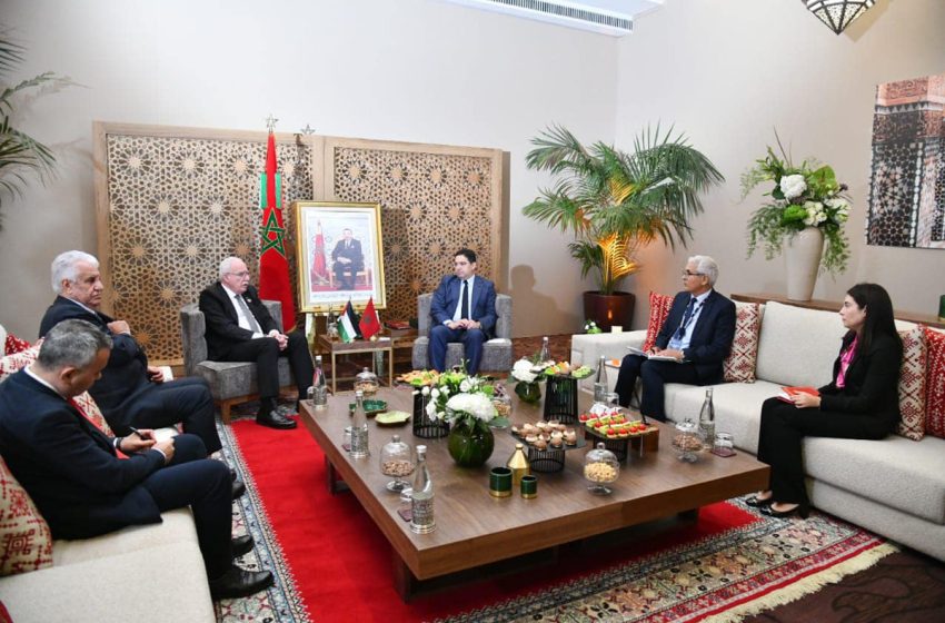  السيد ناصر بوريطة يؤكد على دعم المغرب غير المشروط للحقوق الشرعية للشعب الفلسطيني