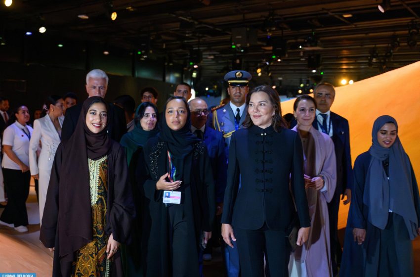  كوب 28: صاحبة السمو الملكي الأميرة للا حسناء تزور رواق دار الإمارات العربية المتحدة للاستدامة ورواق المغرب
