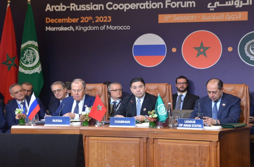  ناصر بوريطة يدعو إلى الرقي بمنتدى التعاون العربي – الروسي إلى مستوى حوار استراتيجي فعلي وفاعل