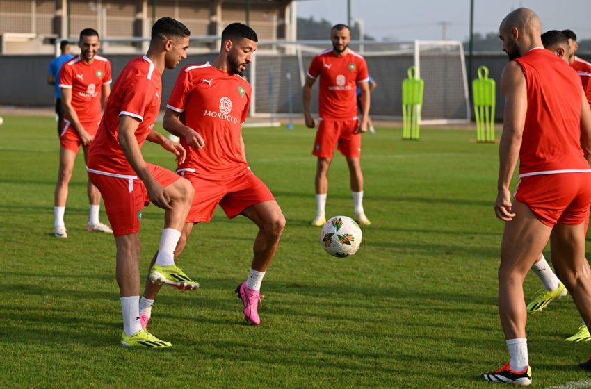  المنتخب المغربي يتأهب لملاقاة تنزانيا