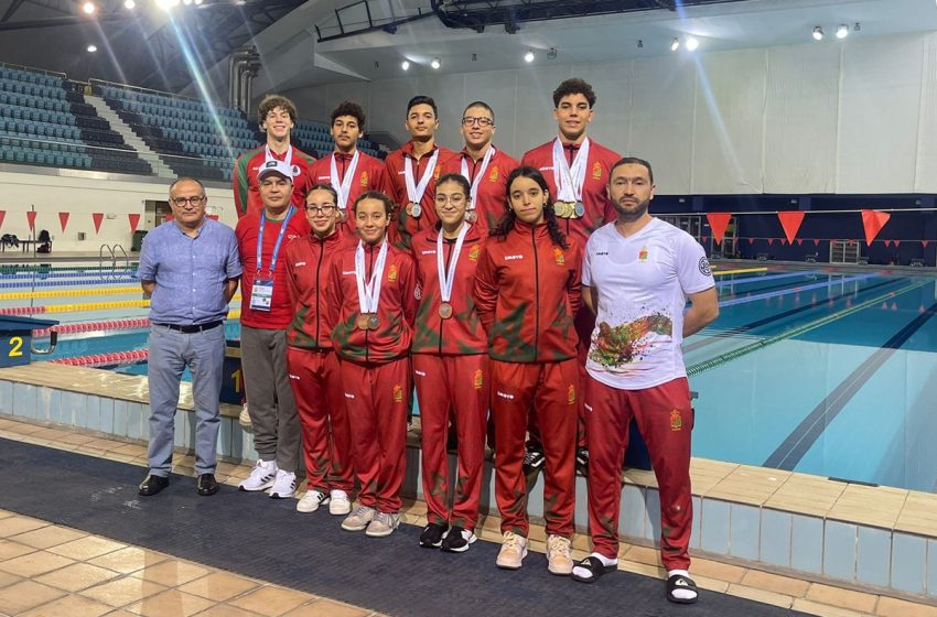 البطولة العربية للسباحة للفتيان: المنتخب المغربي ينهي مشاركته بحصوله على 20 ميدالية