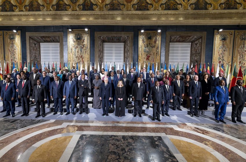  قمة إيطاليا-إفريقيا تفتتح أشغالها بروما بمشاركة المغرب