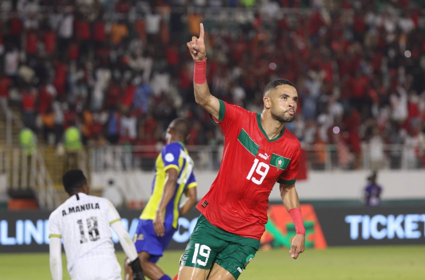  يوسف النصيري أول لاعب مغربي يسجل في 4 نسخ متتالية من الكان