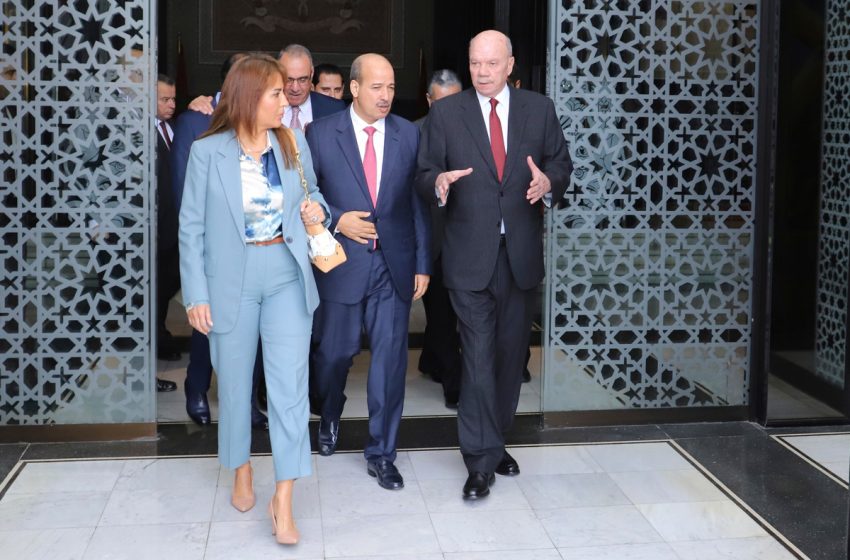  النعم ميارة ورئيس مجلس الأعيان الأردني يتباحثان تقوية العمل البرلماني المشترك