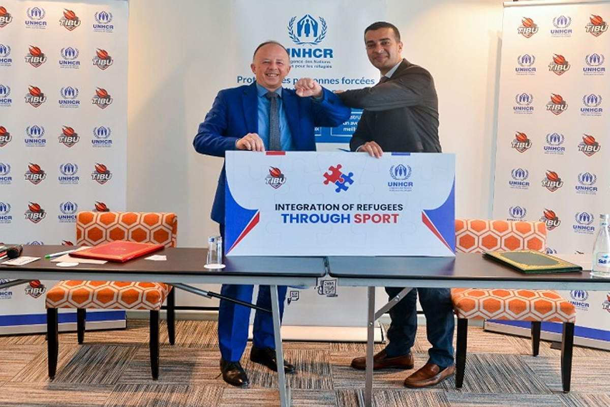 تيبو أفريقيا والمفوضية السامية للأمم المتحدة لشؤون اللاجئين بالمغرب توقعان اتفاقية شراكة لدمج اللاجئين من خلال الرياضة