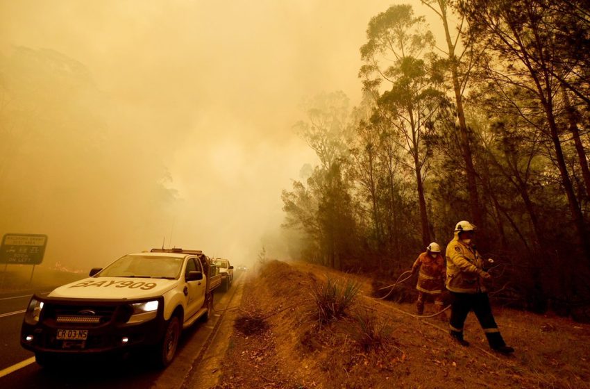 أستراليا: إجلاء آلاف الأشخاص بسبب حرائق الغابات