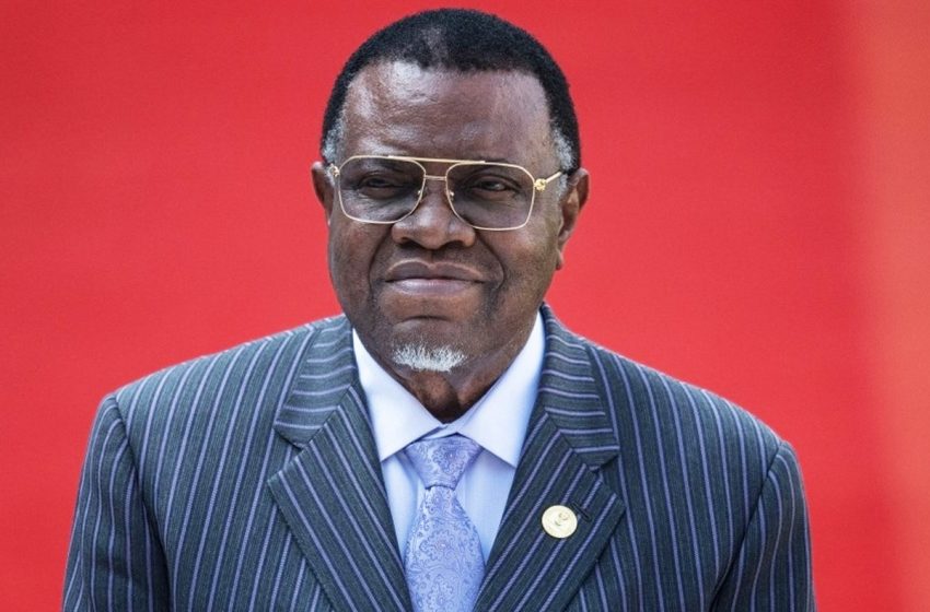  وفاة رئيس ناميبيا حاجي جينجوب
