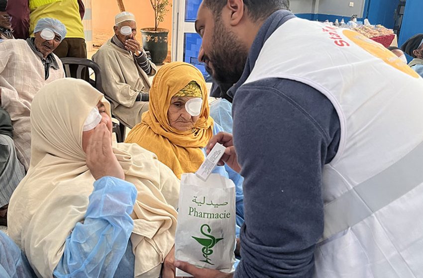  شيشاوة: مؤسسة محمد الخامس للتضامن تنظم حملة واسعة لجراحة المياه البيضاء