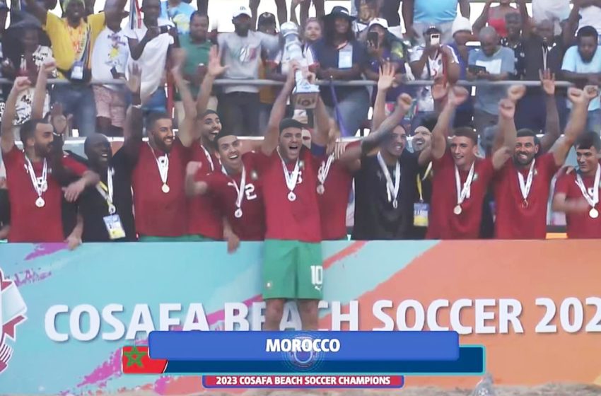  المنتخب المغربي لكرة القدم الشاطئية يفوز بدوري كوسافا