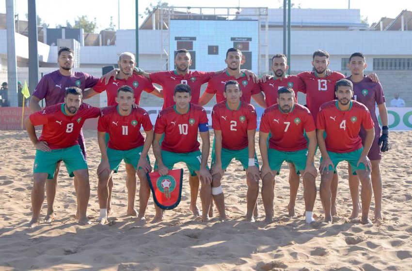  المنتخب المغربي لكرة القدم الشاطئية يتأهل لنهائي الدوري الدولي الودي كوسافا بعد فوزه على مالاوي