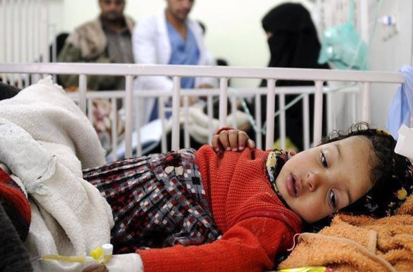  تزايد في حالات الإصابة بالكوليرا في اليمن