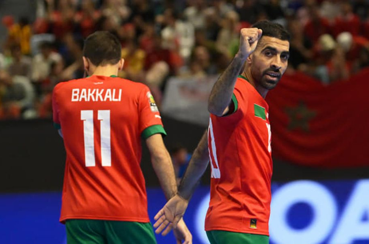 المغرب يتأهل للمونديال و إلى نهائي كأس أمم إفريقيا لكرة القدم داخل القاعة بعد فوزه على ليبيا