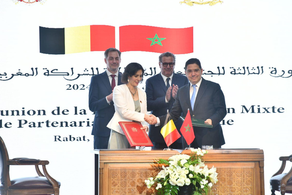 اللجنة العليا المشتركة للشراكة المغرب بلجيكا: التوقيع على مذكرتي تفاهم وخارطة طريق للتعاون