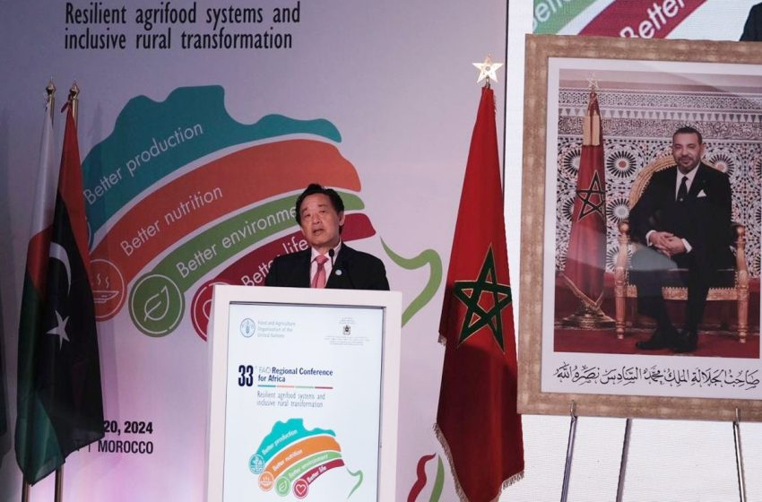  المدير العام للفاو: المغرب نموذج إقليمي في مجال تحويل النظم الغذائية والزراعية