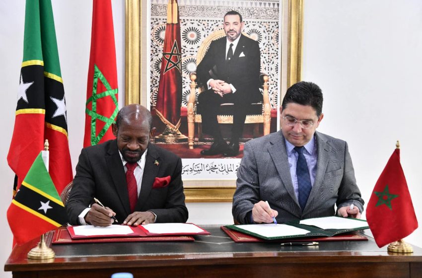  المغرب وسانت كيتس ونيفيس يعربان عن إرادتهما في إبرام خارطة طريق للتعاون من الجيل الجديد 2024-2026